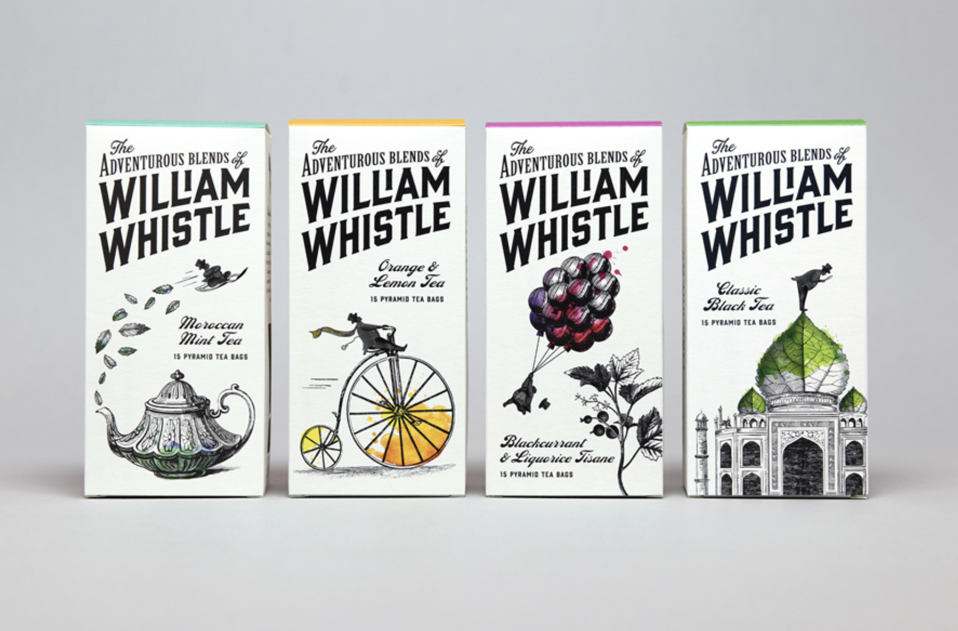 William whistle茶與咖啡品牌包裝設計